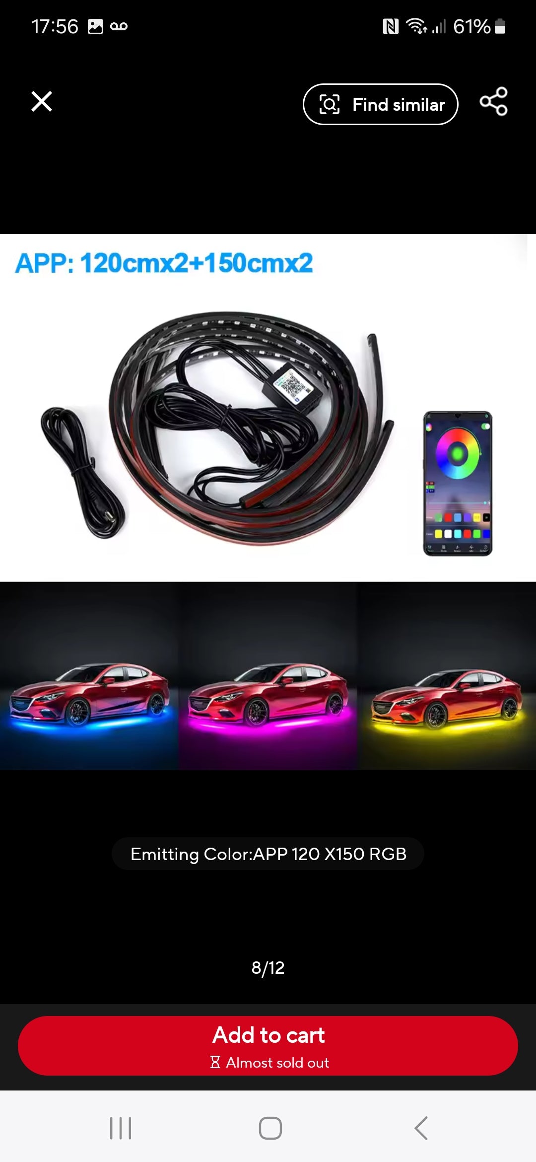 Neon underglow LED